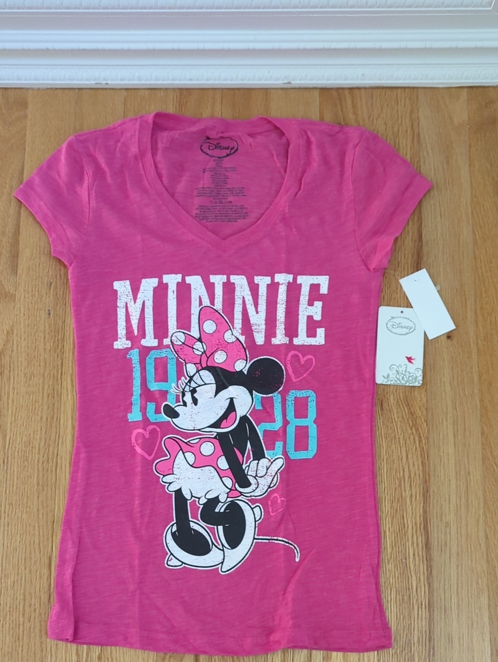 Disney Pink Minnie Mouse Graphic Tee